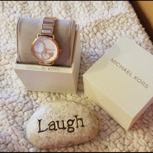 Michael Kors Rose Gold Portia Watch - Picture 7 of 9